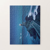 Vuurtoren 's Nachts Legpuzzel (Verticaal)