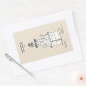 Vuurtoren Sabine Bank - Texas - SBD Rechthoekige Sticker (Envelop)