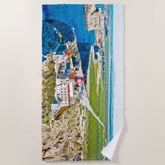 Vuurtoren Sagres Portugal Strandlaken (Voorkant)