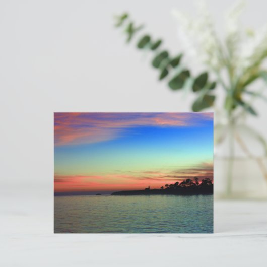 vuurtoren, Santa Cruz, CA Briefkaart (Staand voorkant)