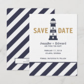 vuurtoren save the date (Voorkant / Achterkant)