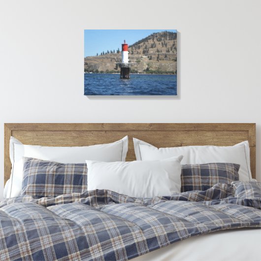 Vuurtoren Scene Canvas Afdruk (Insitu (Slaapkamer))