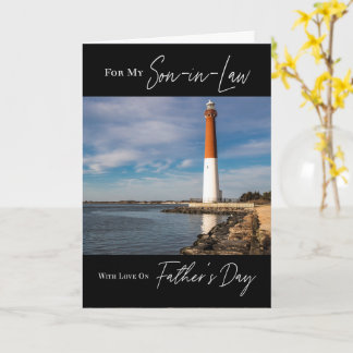 Vuurtoren Seascape Vaderdag voor schoonzoon Kaart