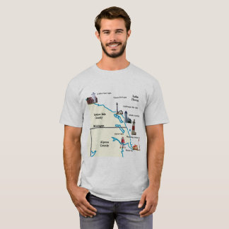 Vuurtoren shirt van het district Presque Isle & Al