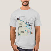 Vuurtoren shirt van het district Presque Isle & Al (Voorkant)