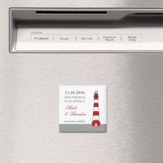 Vuurtoren Sla de datummagneet op Magneet (Insitu (Vaatwasser))