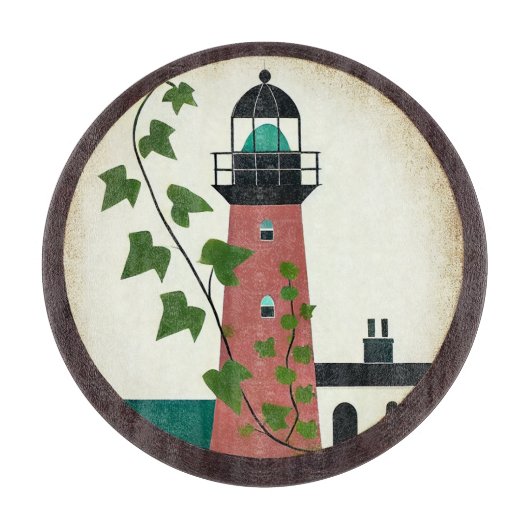 vuurtoren snijplank (Voorkant)