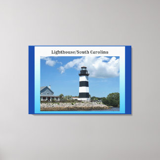Vuurtoren/South Carolina Canvas Afdruk
