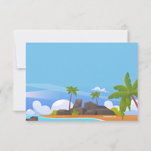 vuurtoren sparen de Aankondiging van de Datum (Achterkant)