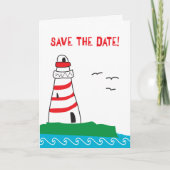 Vuurtoren sparen de Kaarten van de Datum (Voorkant)