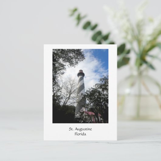 vuurtoren St. Augustine Florida 1 Briefkaart (Staand voorkant)