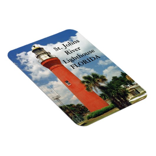 Vuurtoren St. Johns River, Florida Magnet Magneet (Rechterzijde)