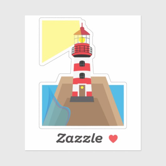 Vuurtoren Sticker (Vel)