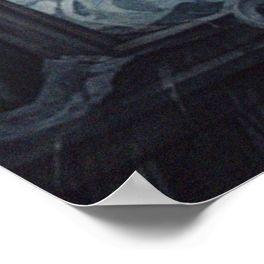 Vuurtoren Stormy Night Poster (Hoek)