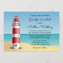 Vuurtoren Strand Blauw Maritiem Huwelijk
