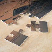 vuurtoren, strand, oceaan, golven, puzzel legpuzzel (Zijkant)