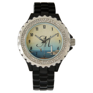 Vuurtoren Strand Scene Horloge