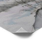 vuurtoren - strandafdrukken poster