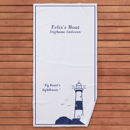 Vuurtoren  strandlaken