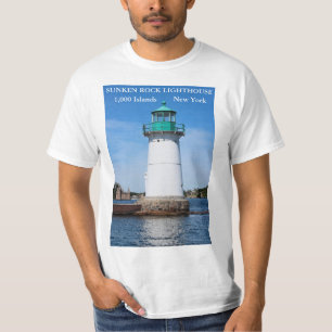 Vuurtoren Sunken Rock, New York T-shirt