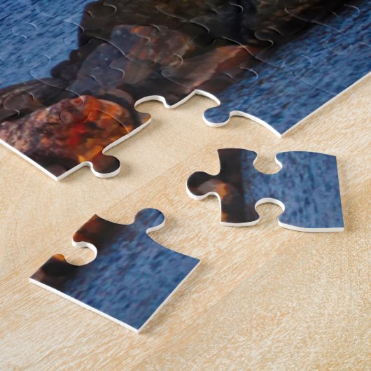 Vuurtoren Sunset Duluth Minnesota Legpuzzel (Zijkant)