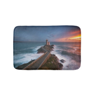 vuurtoren Sunset Plouzané Finistère, Bretagne Badmat