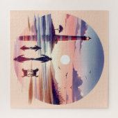 Vuurtoren Sunset Walk Coastal Scene Legpuzzel (Horizontaal)