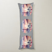 Vuurtoren Sunset Walk Coastal Scene Lichaamskussen (Achterkant (Verticaal))