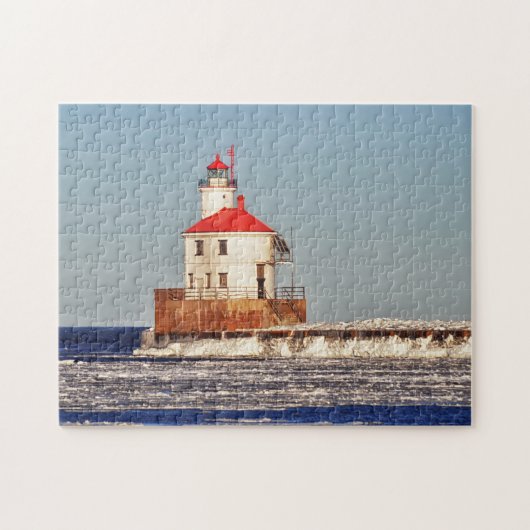 Vuurtoren Superior Wisconsin Legpuzzel (Horizontaal)