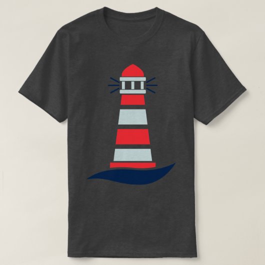 vuurtoren t-shirt (Design voorkant)
