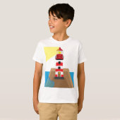Vuurtoren T-shirt (Voorkant volledig)