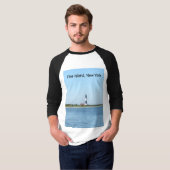 Vuurtoren T-shirt van Fire Island (Voorkant volledig)
