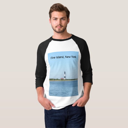 Vuurtoren T-shirt van Fire Island (Voorkant volledig)