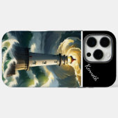 Vuurtoren te midden van het Storm Case-Mate iPhone Case (Achterkant (horizontaal))