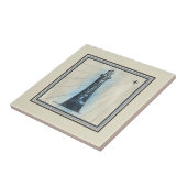 vuurtoren tegeltje (Zijkant)