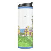 Vuurtoren thermisch getumbler thermosbeker (Gedraaid links)