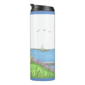 Vuurtoren thermisch getumbler thermosbeker (Geroteerd rechts)