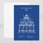 Vuurtoren Thomas Point Shoal - Maryland - AD Bedankkaart (Voorkant / Achterkant)