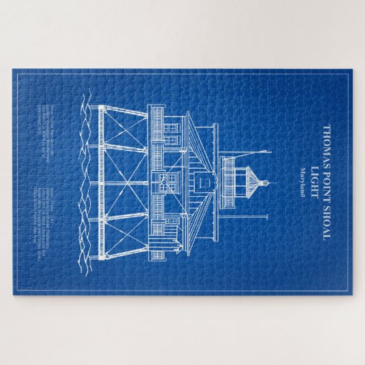Vuurtoren Thomas Point Shoal - Maryland - AD Legpuzzel (Horizontaal)
