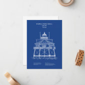 Vuurtoren Thomas Point Shoal - Maryland - AD Notitiekaartje (Voorkant / Achterkant in situ)