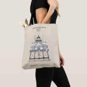 Vuurtoren Thomas Point Shoal - Maryland - SBD Tote Bag (Dichtbij)