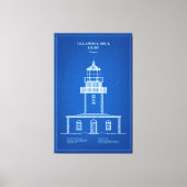 Vuurtoren Tillamook Rock - Oregon - AD Canvas Afdruk (Voorkant)