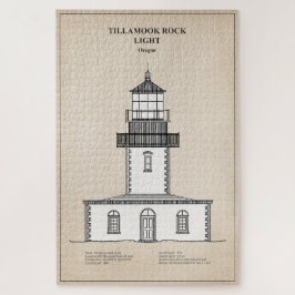 Vuurtoren Tillamook Rock - Oregon - SBD Legpuzzel