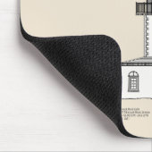 Vuurtoren Tillamook Rock - Oregon - SBD Muismat (Hoek)