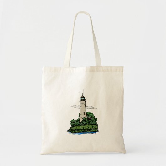 vuurtoren tote bag (Voorkant)