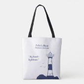 vuurtoren tote bag (Achterkant)