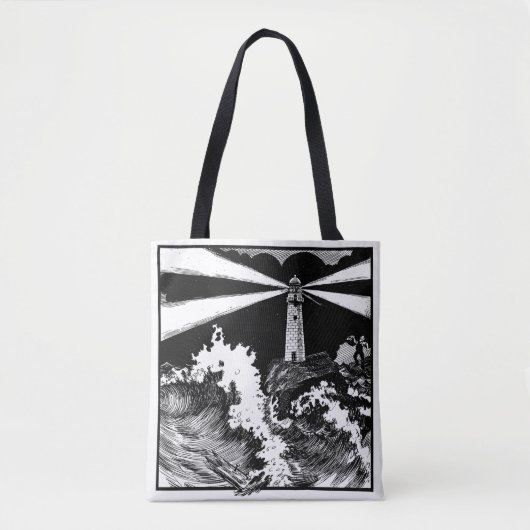  vuurtoren tote bag (Voorkant)