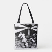  vuurtoren tote bag (Achterkant)