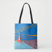 vuurtoren tote bag (Voorkant)