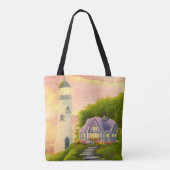 Vuurtoren Tote Bag (Achterkant)
